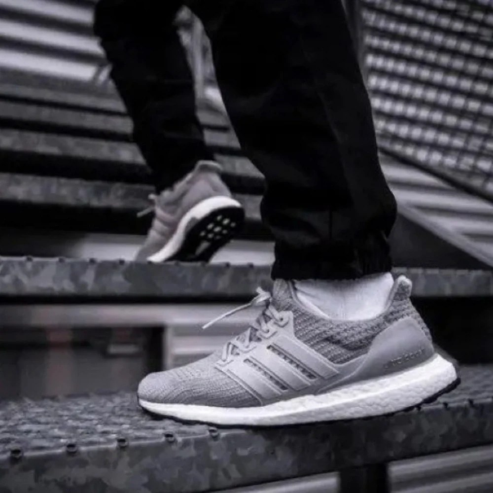 ADIDAS GRAY WHITE DNA ULTRABOOST SNEAKERS SHOES - Picture 9 of 9